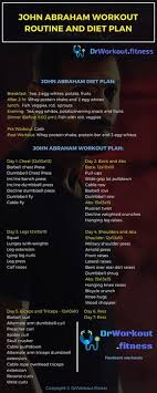 John Abraham Workout Routine And Diet Plan Celebrity Bollywood Indian Indianfashion In 2020 Workout Routine Workout Diet Plan Celebrity Workout