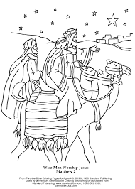 Supercoloring.com is a super fun for all ages: Wise Men Worship Jesus Coloring Page Sermons4kids