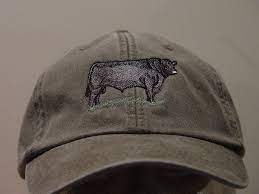 Black Angus Cow Farm Hat One Embroidered Men Women Rancher Etsy Embroidery On Clothes How To Wash Hats Western Fashion