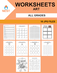 Art Worksheets Elementary Curriculum Homeschool Elementary Art Worksheets