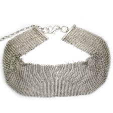 C008_1 collar de malla de plata - Taller de las Indias