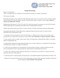 Mun position paper is a key part of getting ready for a mun conference. Model United Nations 2009 Packet