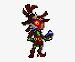The city isn't very big but you will need to do more than just find the fairy fountain in the area. Skull Kid Skull Kid Pixel Art Free Transparent Png Download Pngkey