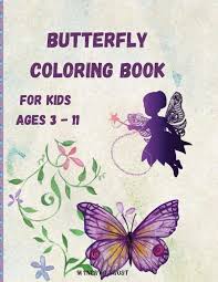 What color are butterfly wings? Butterfly Coloring Book For Kids Ages 3 11 Minerva Frost Buch Jpc