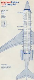 American Airlines Boeing 727 Seating Chart On This Aircraft There Was A Built In Stairway In The Rear Section American Airlines Boeing 727 Boeing Aircraft