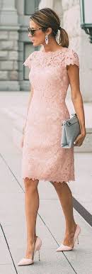 10 Cozy Winter Outfits To Copy Asap Blush Lace Dress Trending Dresses Classy Dress