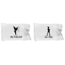 Maybe you would like to learn more about one of these? S Disneyland Couple Love Set Wendy Tink Disney His Tinkerbell Andor Her Peter Pan Gift Pillow Case Pillowcases Home Living Okumkomfoods Com