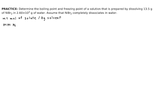 Solved] What Is The Van'T Hoff Factor Of H2O And C3H8O3, What Are Their...  | Course Hero