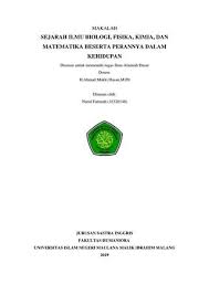 Ilmu fisika sering dianggap sebagai ilmu dasar setelah matematika, karena kerap kali digunakan sebagai perhitungan dan dasar dari ilmu pengetahuan lainnya seperti biologi dan kimia. The Important Of Sains By Nurul Fatimah Issuu