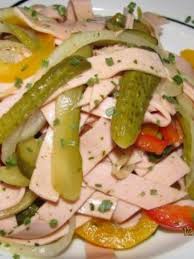 Fettarmer Wurstsalat Rezept Wurstsalat Wurstchen Rezepte