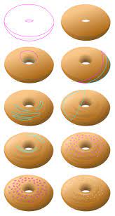 How To Draw A Bagel Filled With Tasty Effects