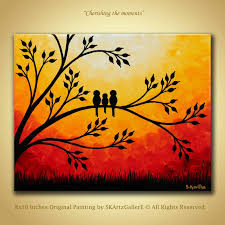 Easy Birds On A Wire Painting Image Result For Bird On A Wire Artwork Art Painting Fine Art Giclee Prints Sunset Painting