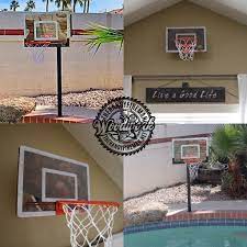 Diy Basketball Hoop For The Pool Or House Under 50 Diy Basketball Hoop Diy Basketball Basketball Hoop