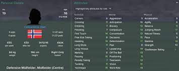 The last match of the team celtic in which kristoffer ajerwas playing was 6th june. Fm 2015 Player Profile Kristoffer Ajer Football Manager Stories