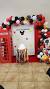 Polka Dot Minnie Mouse Birthday Backdrop