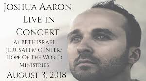 JOSHUA AARON LIVE IN CONCERT and MINISTRY AT BETH ISRAEL JERUSALEM CENTER  PART 2!
