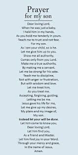 Prayer For My Son Prayer For My Son Words Prayer Scriptures