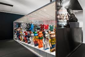 The Bear Garage Houses Some Of The Rarest Bearbricks In The World Interior Display Toy Display Trendy Toys