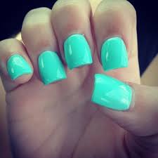 Green aqua akvarisztikai bolt és webáruház. 3 The Color Of The Nail Polish Turquoise Nails Teal Nails Fake Nails
