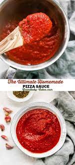 Homemade Pizza Sauce Recipe Pizza Sauce Homemade Sweet Pizza Homemade Pizza