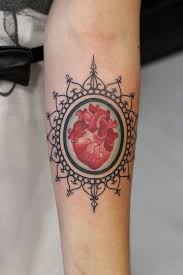Heart In A Frame Forearm Tattoo Framed Tattoo Forearm Tattoo Design Heart Tattoo