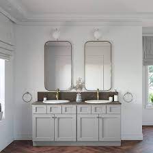 Amazon.com: RTA Cabinet Store 72 Inch Double Sink Bathroom Vanity Base  Without Top - Florence Model - Grey Color with Shaker Style Cabinets -  Assembly Required : 家居裝修