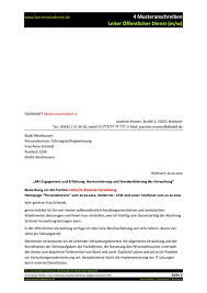 4 X Anschreiben Leiter Offentlicher Dienst M W Karriereakademie