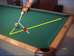 A bank shot is one where you bounce an ob off one or more rails to reach a pocket. Pool And Billiards Bank Shot Drill For Learning Cut Angle Effects From Vepp Iv Nv C 14 Youtube