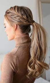 Melissebeauty A Raw Skincare Regimen For Inner Health And Outer Glow Follow Us Fo Cool Braid Hairstyles French Braid Ponytail Braided Ponytail Hairstyles