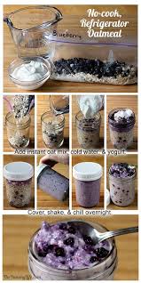 Healthy Instant Oatmeal Packets For Hot Refrigerator Oats Recipe Instant Oatmeal Healthy Mason Jar Meals Yummy Food