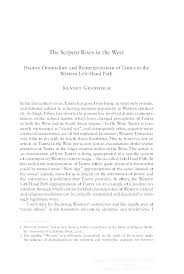 Welcome to the serpent rises. Pdf The Serpent Rises In The West Positive Orientalism And Reinterpretation Of Tantra In The Western Left Hand Path Kennet Granholm Academia Edu
