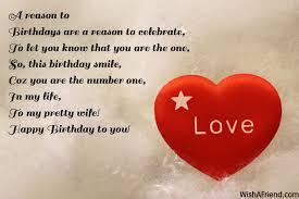 Wife Birthday Poems
