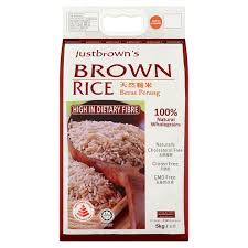 Cadangan beras, bbm, gas kita gampang dilacak. Justbrown S Brown Rice 5kg Tesco Groceries