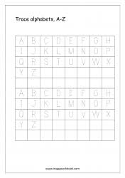 Foster the literacy skills in your child with these free, printable coloring pages that can be easily assembled into a book. Tracing Letters Alphabet Tracing Capital Letters Letter Tracing Worksheets Free Printables Megaworkbook