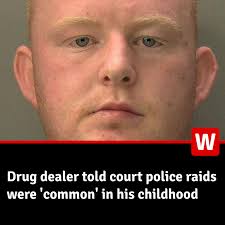 Dylan Davies, 24, was found in possession of more than £15,000 worth of  crack cocaine and cocaine at his home.