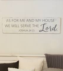 As For Me And My House Sign Bible Verse Sign Scripture Etsy Bible Verse Signs Wood Signs Bible Verse Easy Home Decor