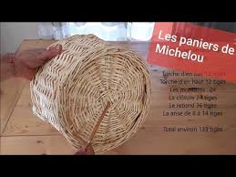 Episode 53 Combien Faut Il De Tiges Pour Faire Un Panier Youtube Panier Panier En Osier Osier