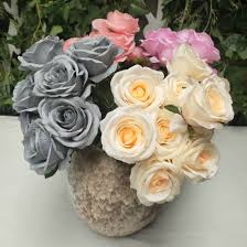How do you clean artificial flowers in a vase? China Silk Flower Rose Flower Heads Wedding Decoration Flowers Bulk Sale China Artificial Flowers And Silk Flowers Price
