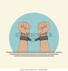 Find Broken Handcuffs On Hand Vector Illustration Stock Images In Hd And Millions Of Other Royalty Free Stock Photo Vector Illustration Illustration Vector Art