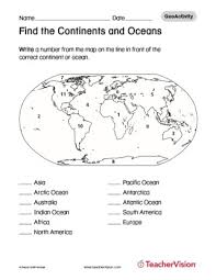 geography worksheets lesson plans printables