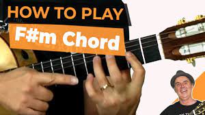 The f#m7 chord is produced by playing the 1st (root), flat 3rd, 5th and flat 7th of the f sharp major scale. F M Chord Learn The F Sharp Minor Guitar Chord Easily Youtube