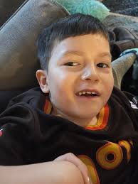 Grandson, Malachi (2), getting int the labyrinth