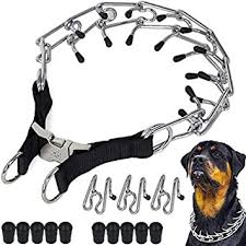Measure your dog while standing. Companet Dog Prong Collar Choke Pinch Training Collar Adjustable Size Stainless Steel With Comfort Rubber Tips And Heavy Duty Leash For Medium Large Dogs Collars Harnesses Leashes Dogs Amaltheiayada Gr