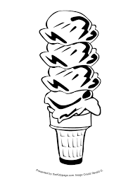 Download these free simple printable coloring pages. Ice Cream Cone Coloring Page Coloring Home