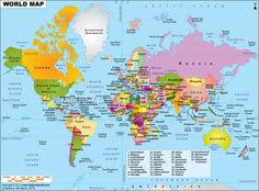 World maps with rivers interack co. 46 World Maps Ideas Map Political Map World