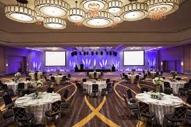 The More The Merrier This Ballroom Makes A Statement With A Cluster Of Hatbox Shades Lasercut Metalwork And Crystal New Orleans Hotels Hotel Ballroom Hotel