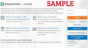 76 Conclusive Clevelandclinic Org Mychart