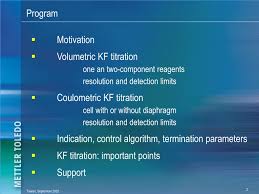 Ppt - Determination Of Water By The Karl Fischer Titration: Theory Powerpoint  Presentation - Id:3206699