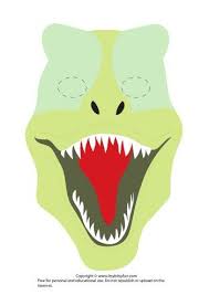Printable Dinosaur Masks Templates Free Itsybitsyfun Com Dinosaur Mask Mask Template Dinosaur Themed Birthday Party