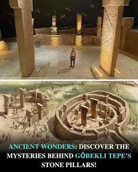 Actual size of the T pillars found at Göbekli Tepe in Türkiye, created 11,500 years ago. The pillars at Göbekli Tepe are notable for their size and craftsmanship. The largest pillars at